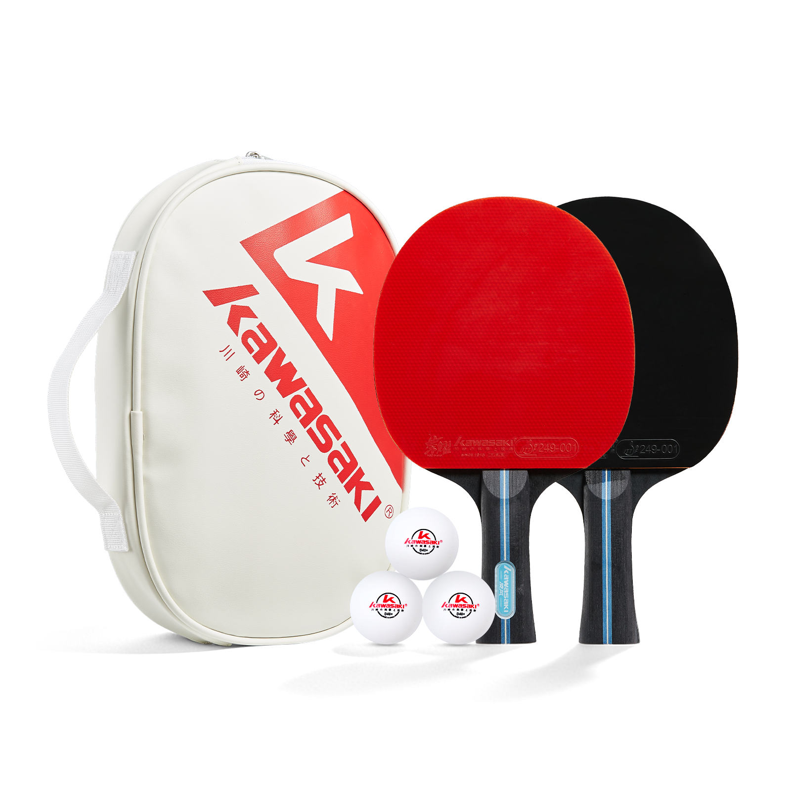 Table Tennis Match - Kawasaki Table Tennis Equipment Set 2PCS