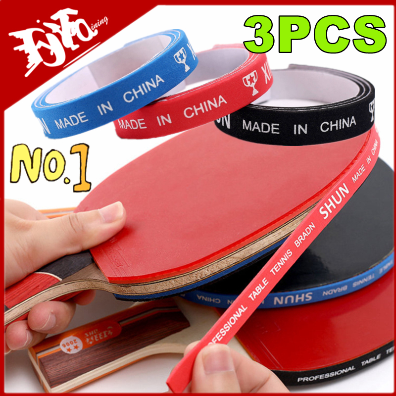 Table Tennis Paddle Set - 3-1PC Table Tennis Racket Edge Tape