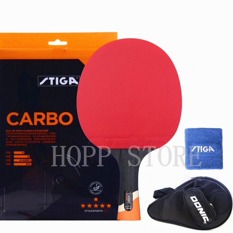 Table Tennis Zhang Jike - STIGA 6 Star Racket Offensive Professional