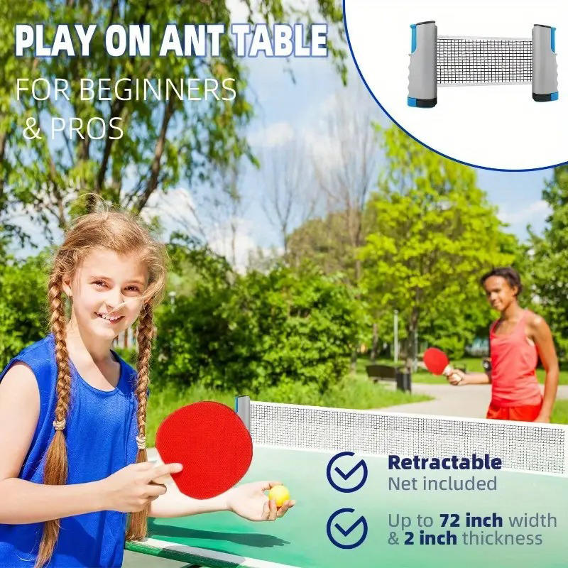 Portable Table Tennis Net Expa - Table Tennis Dimension บทวิจารณ์และราคา