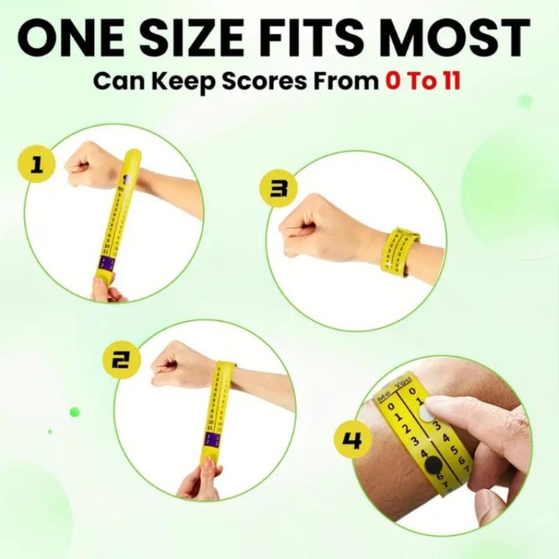 Pickleball Scorekeeper Wristba - Table Tennis Score บทวิจารณ์และราคา