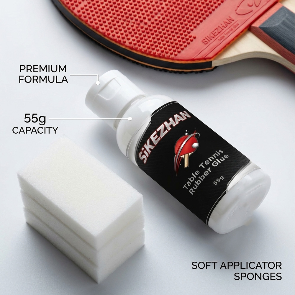 55G Table Tennis Rubber Glue P - Table Tennis Match บทวิจารณ์และราคา