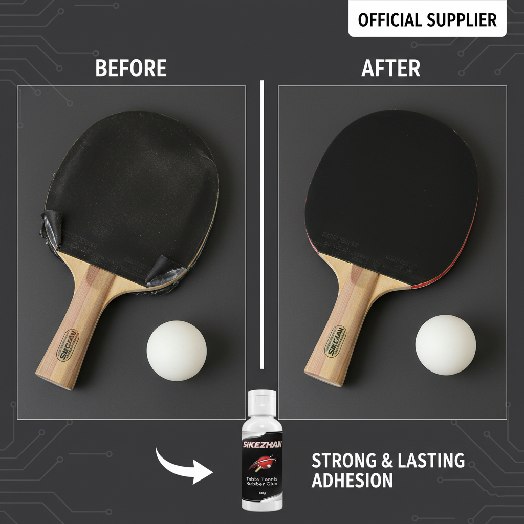 55G Table Tennis Rubber Glue P - Table Tennis Match บทวิจารณ์และราคา