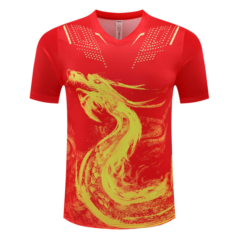 Dragon Men's Table Tennis T-Sh - Table Tennis Zhang Jike บทวิจารณ์และราคา