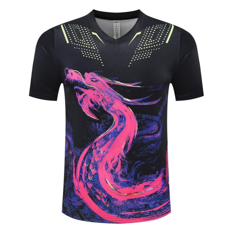 Dragon Men's Table Tennis T-Sh - Table Tennis Zhang Jike บทวิจารณ์และราคา
