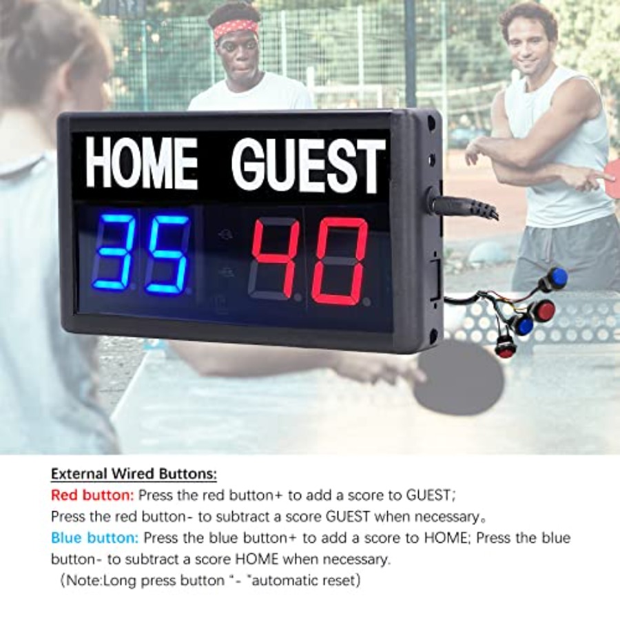 Score Keeper Portable Led Digi - Table Tennis Score บทวิจารณ์และราคา