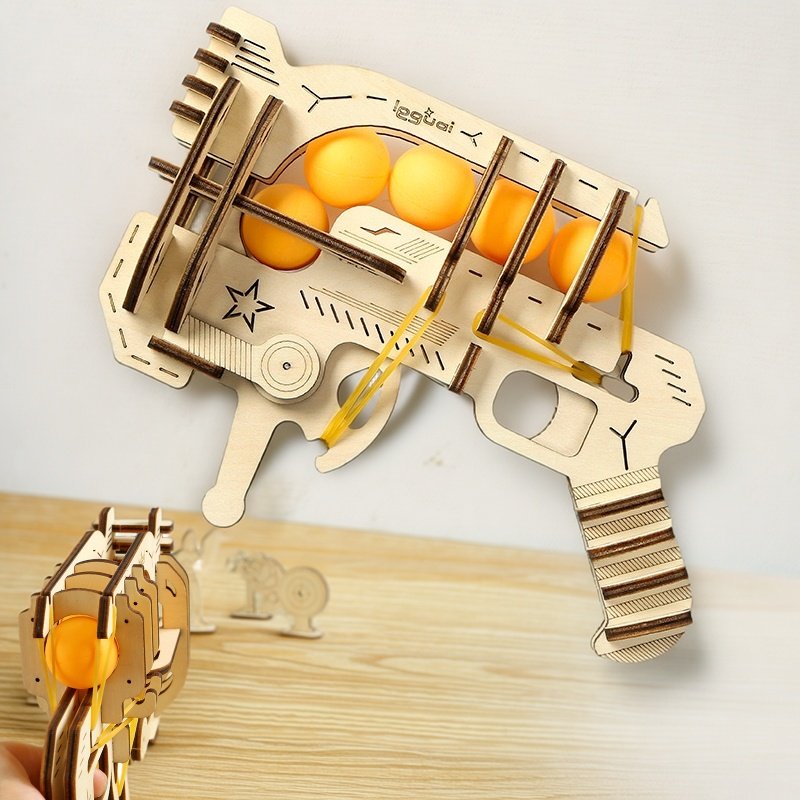 Wooden DIY Assembled Rubber Ba - Table Tennis For Sale บทวิจารณ์และราคา