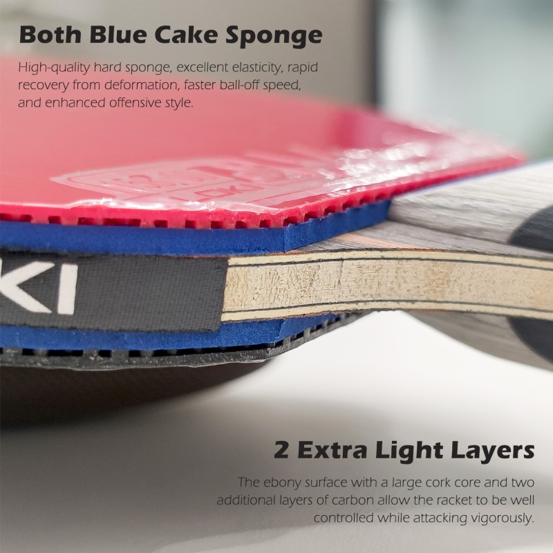 Loki 7 Star Table Tennis Racke - Table Tennis Zhang Jike บทวิจารณ์และราคา