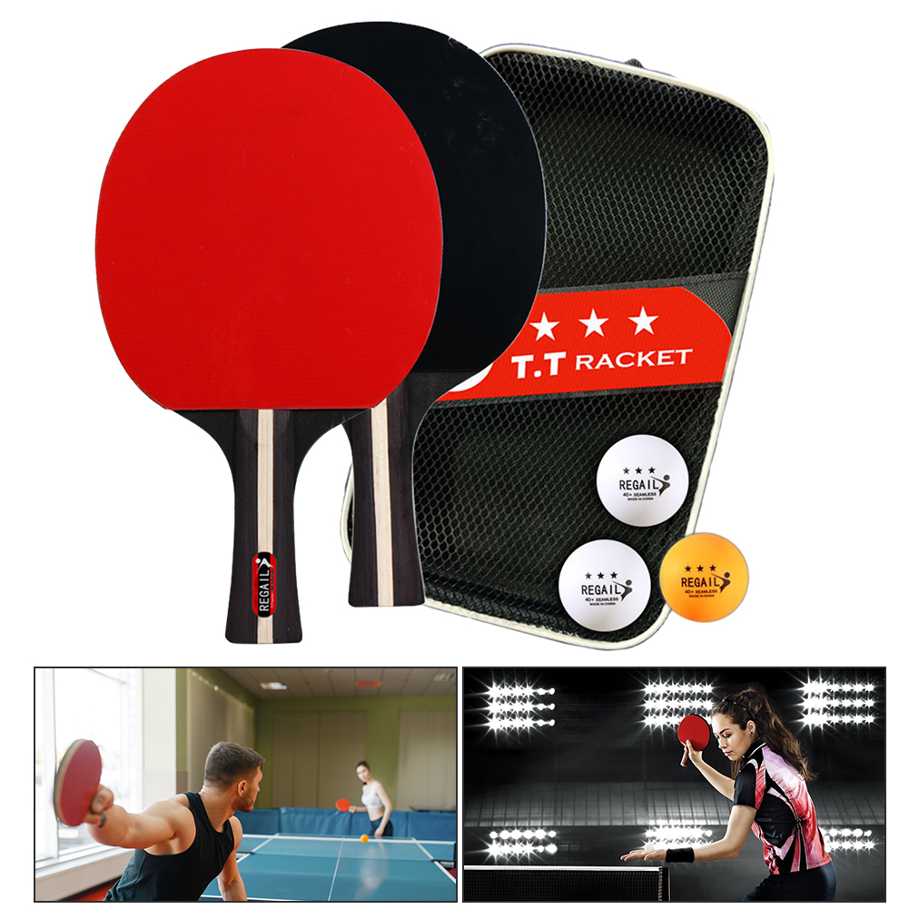 Table Tennis Racket 2 Rackets  - Table Tennis Match บทวิจารณ์และราคา