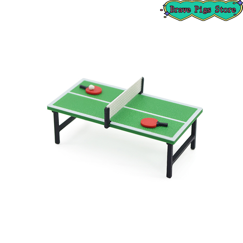 1:12 Miniature Table Tennis Ra - Table Tennis Paddle Set บทวิจารณ์และราคา