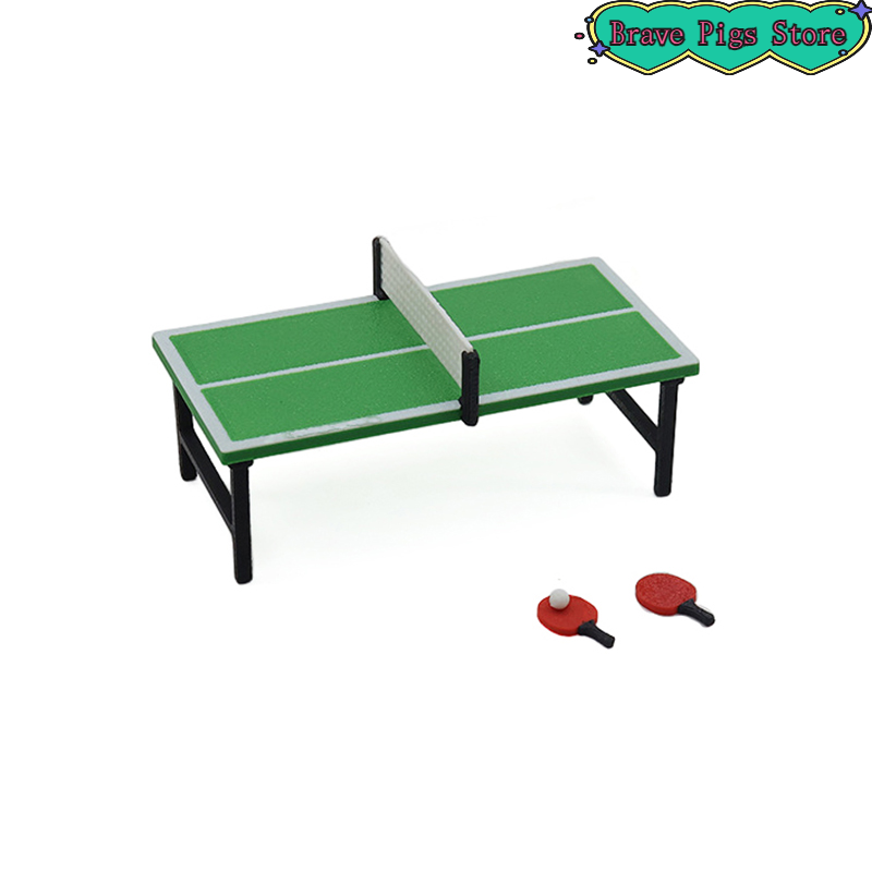 1:12 Miniature Table Tennis Ra - Table Tennis Paddle Set บทวิจารณ์และราคา