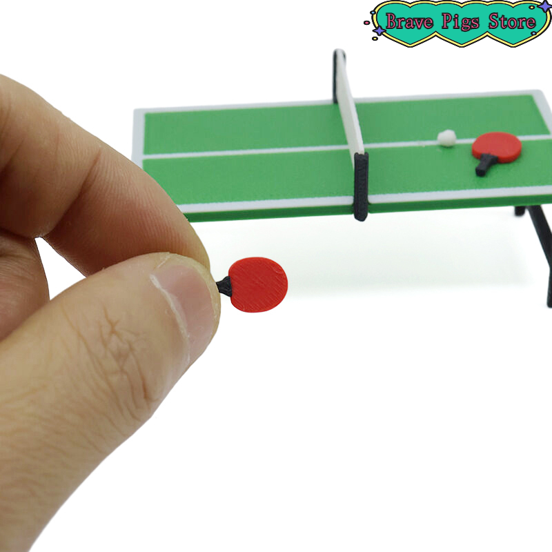 1:12 Miniature Table Tennis Ra - Table Tennis Paddle Set บทวิจารณ์และราคา
