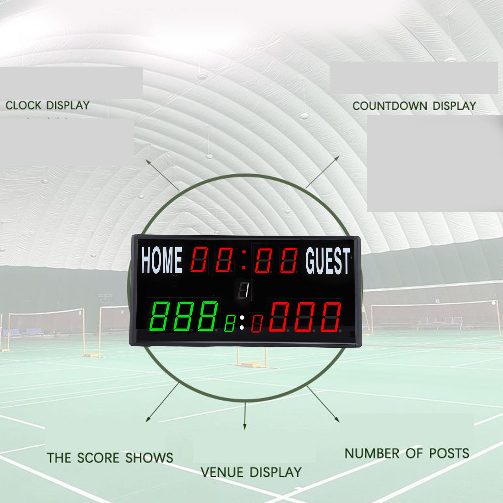LED Scoreboard Multifunctional - Table Tennis Score บทวิจารณ์และราคา