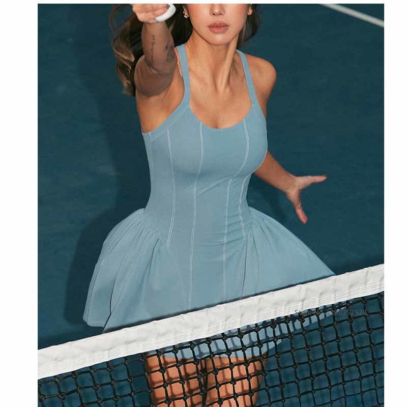 Women Tennis Dress with Bra Ho - Table Tennis Jacket บทวิจารณ์และราคา