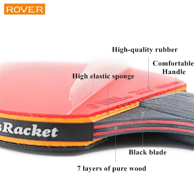 5/6 Star Table Tennis Racket 2 - Table Tennis Match บทวิจารณ์และราคา
