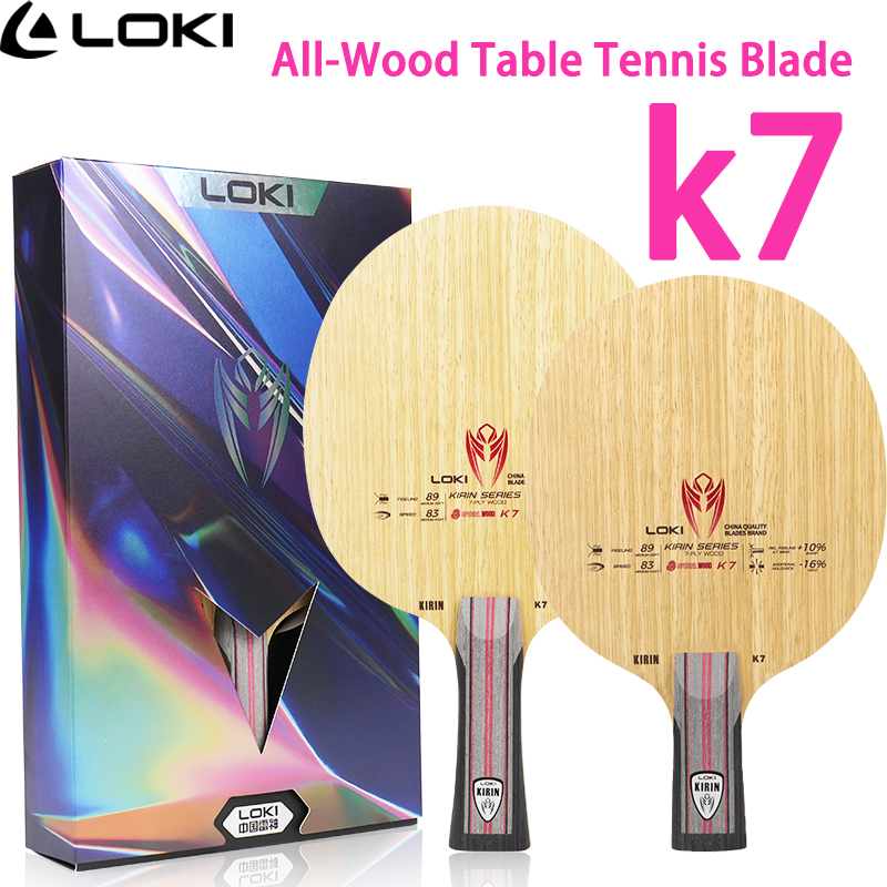 LOKI 7Ply Pure Wood Ping Pong  - Table Tennis Loki บทวิจารณ์และราคา