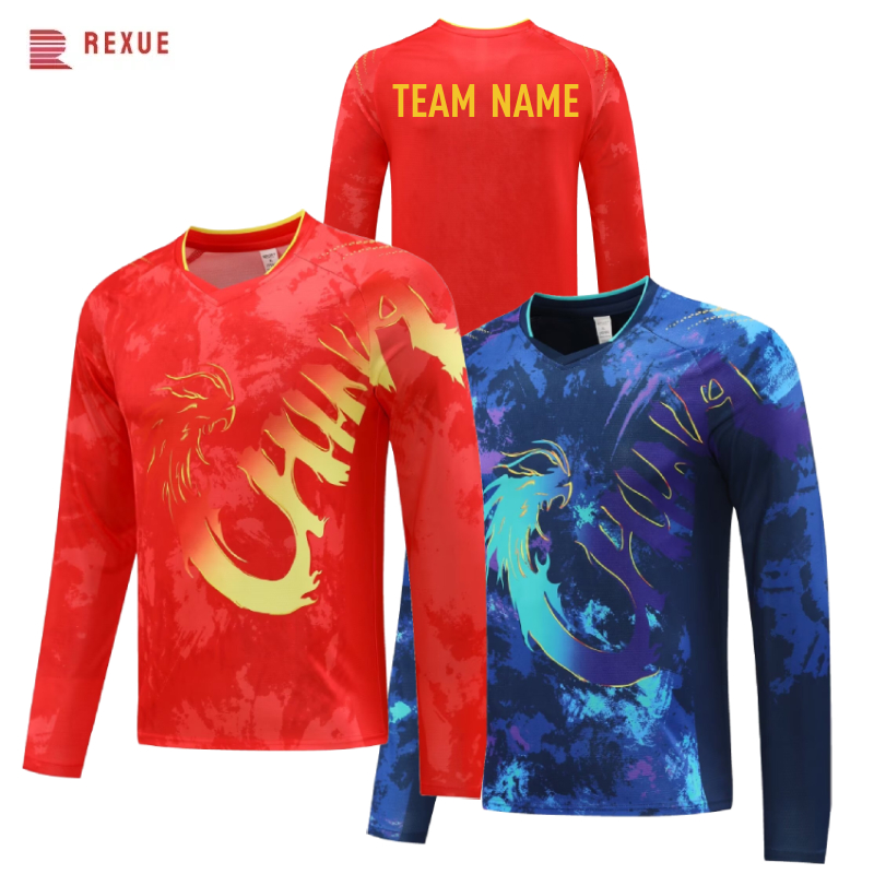 China Dragon Long Sleeve Table - Table Tennis Match บทวิจารณ์และราคา