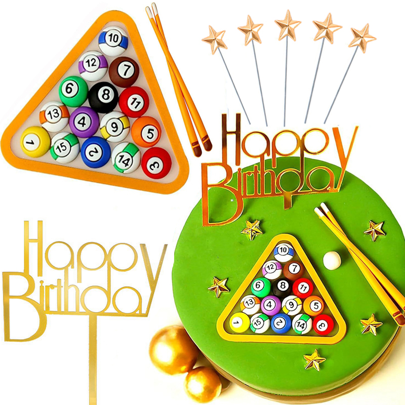 Billiard Ball Cake Decoration  - Table Tennis For Sale บทวิจารณ์และราคา