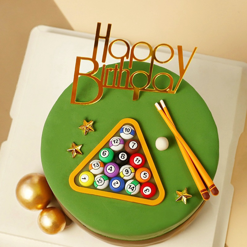 Billiard Ball Cake Decoration  - Table Tennis For Sale บทวิจารณ์และราคา