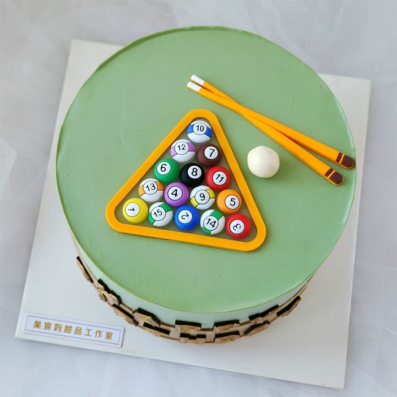 Billiard Cake Birthday Decorat - Table Tennis For Sale บทวิจารณ์และราคา