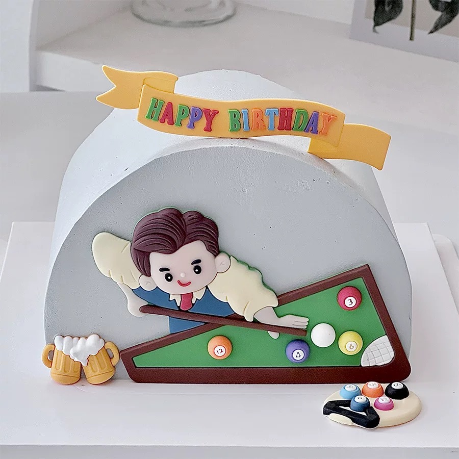 Billiard Cake Birthday Decorat - Table Tennis For Sale บทวิจารณ์และราคา