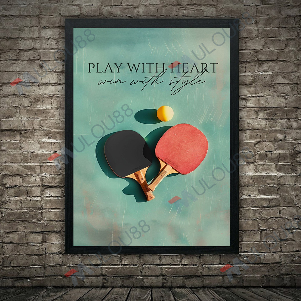 Minimalistic Table Tennis Wall - Table Tennis Dimension บทวิจารณ์และราคา