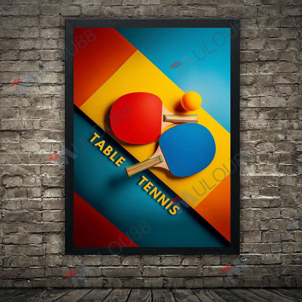 Minimalistic Table Tennis Wall - Table Tennis Dimension บทวิจารณ์และราคา