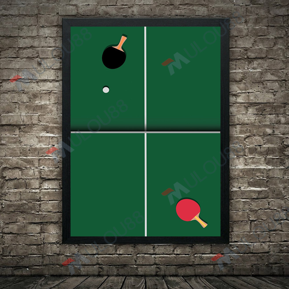 Minimalistic Table Tennis Wall - Table Tennis Dimension บทวิจารณ์และราคา