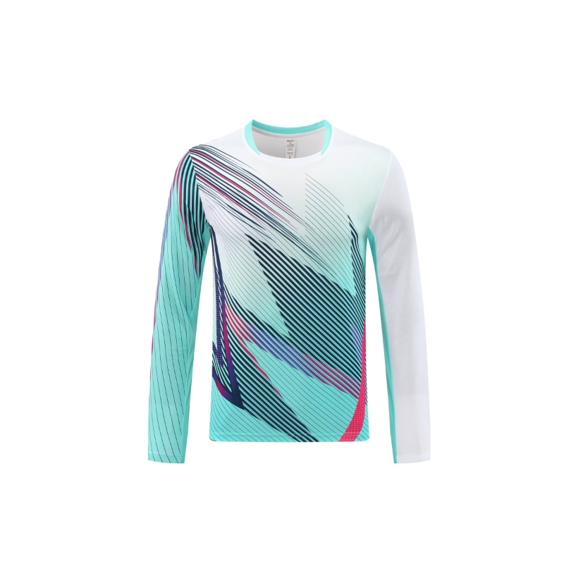 Long Sleeve Badminton Shirt Un - Table Tennis Match บทวิจารณ์และราคา