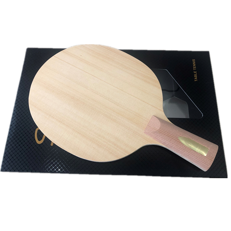 Stuor BLUE Carbon Hinoki Table - Table Tennis Zhang Jike บทวิจารณ์และราคา