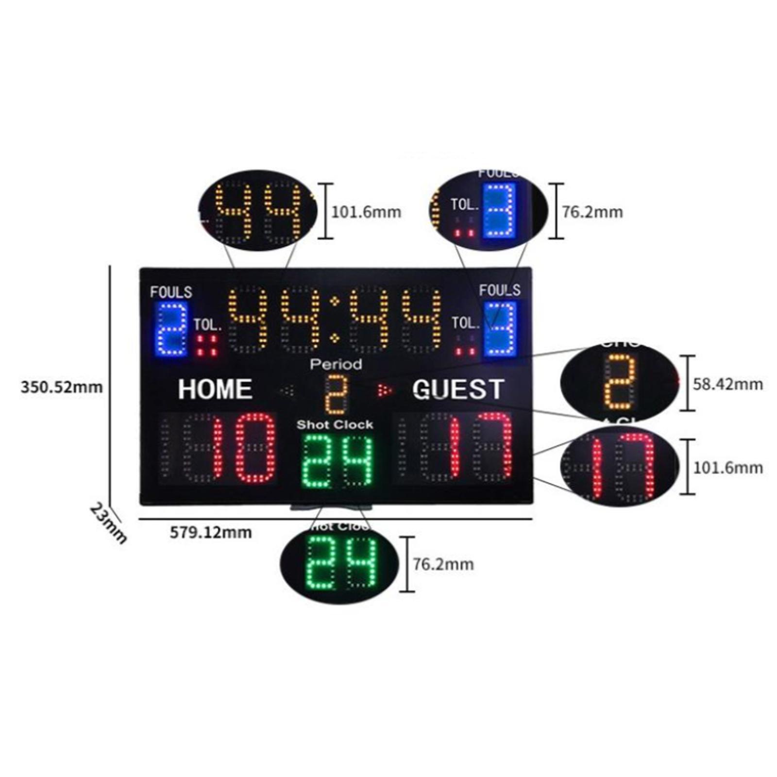 Indoor Basketball Scoreboard w - Table Tennis Score บทวิจารณ์และราคา